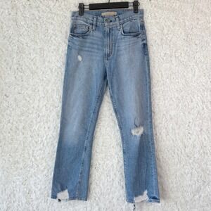 JOES JEANS The Callie High Rise Cropped Boot Jeans Size 26 Distressed Premium